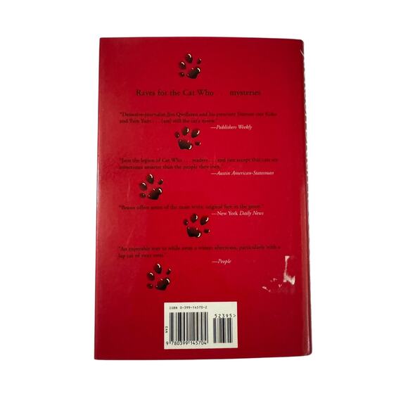 The Cat Who Robbed a Bank by Lilian Jackson Braun Hardcover - Picture 3 of 3